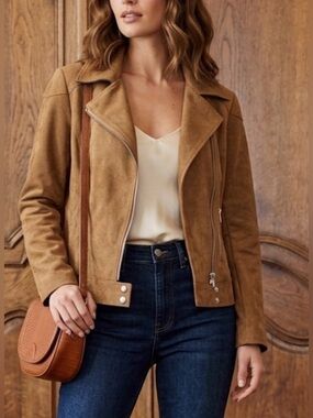 Lovestitch Suede Moto Jacket